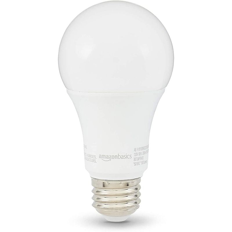 Amazon Basics 100W Equivalent, Soft White, Non-Dimmable (6 pack)