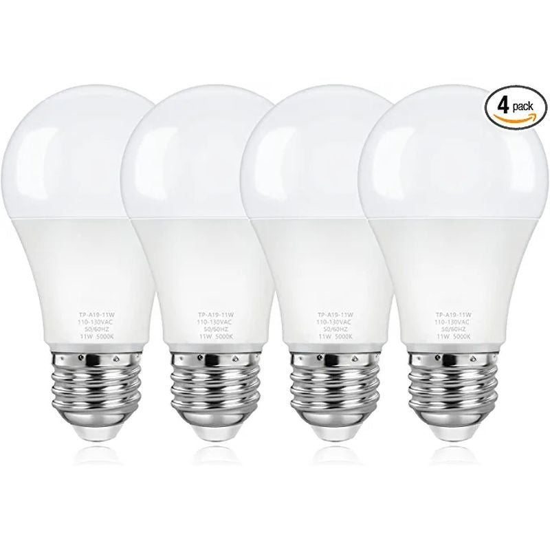 ASOMST LED Light Bulbs, 100 Watt Equivalent, Daylight (4 pack)