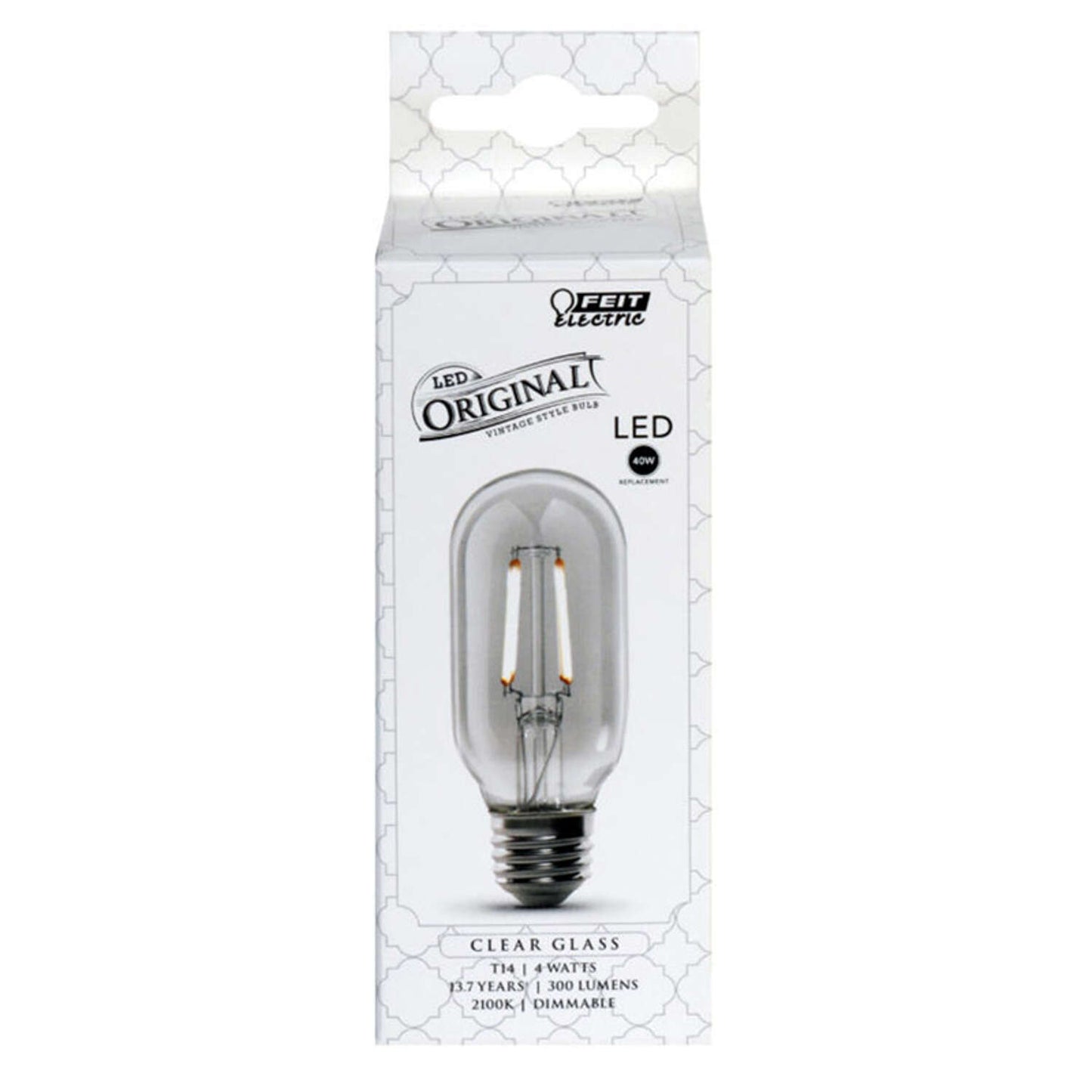 Feit Electric Filament LED Bulb Soft White 40 Watt Equivalence