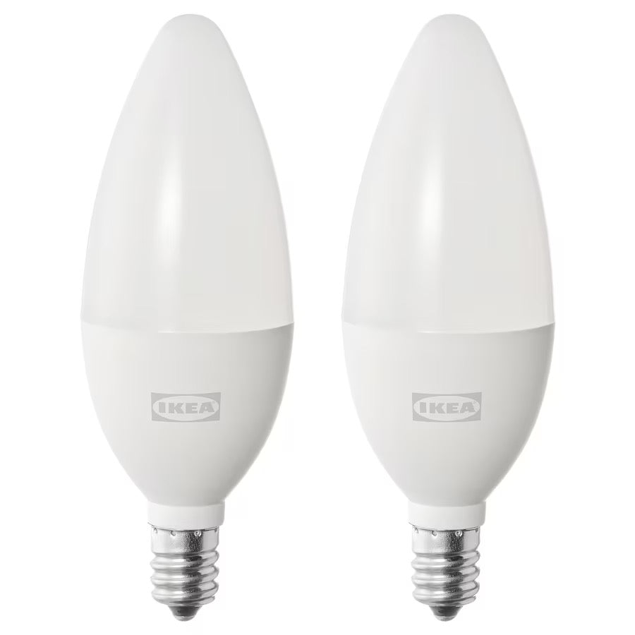 IKEA SOLHETTA LED bulb E12 450 lumen (2 pack)