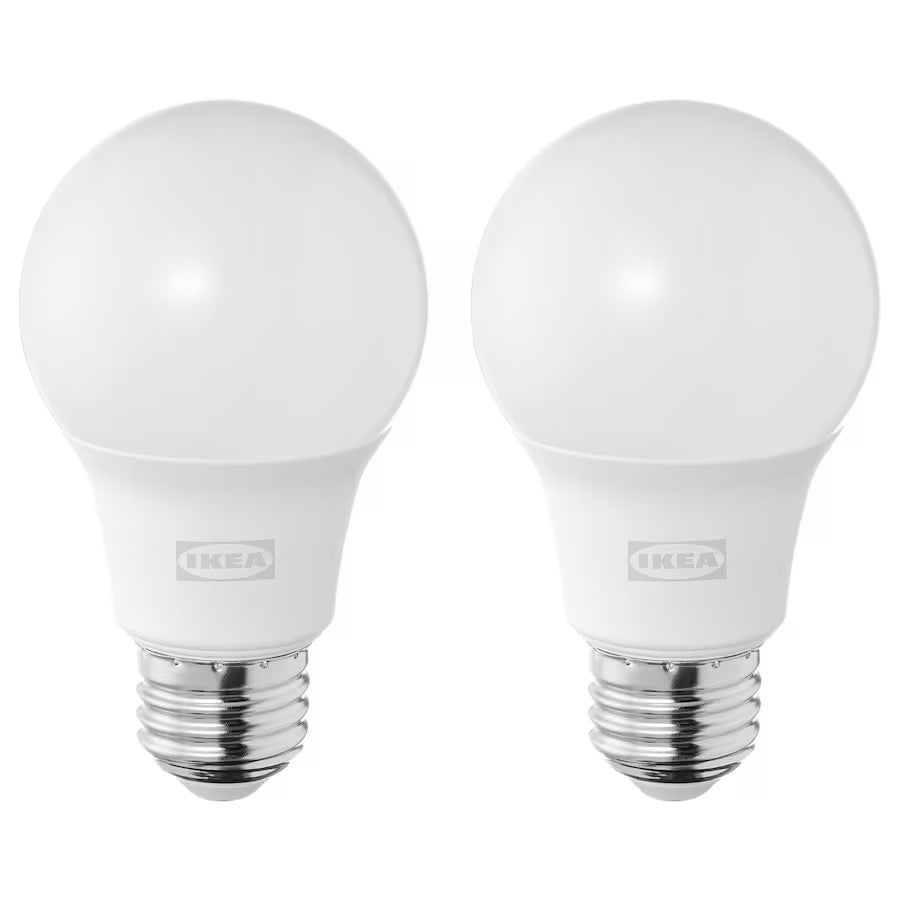 IKEA SOLHETTA LED bulb E26 800 lumen, Daylight (2 pack)