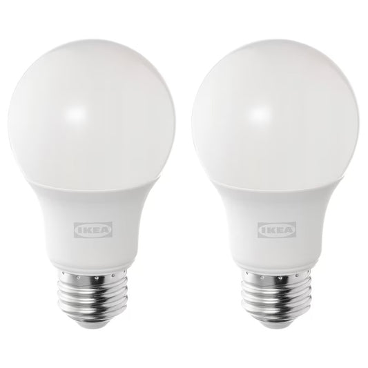 IKEA SOLHETTA LED bulb E26 800 lumen, Soft White (2 pack)
