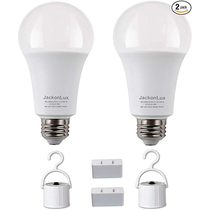 JackonLux Rechargeable Emergency LED Bulb