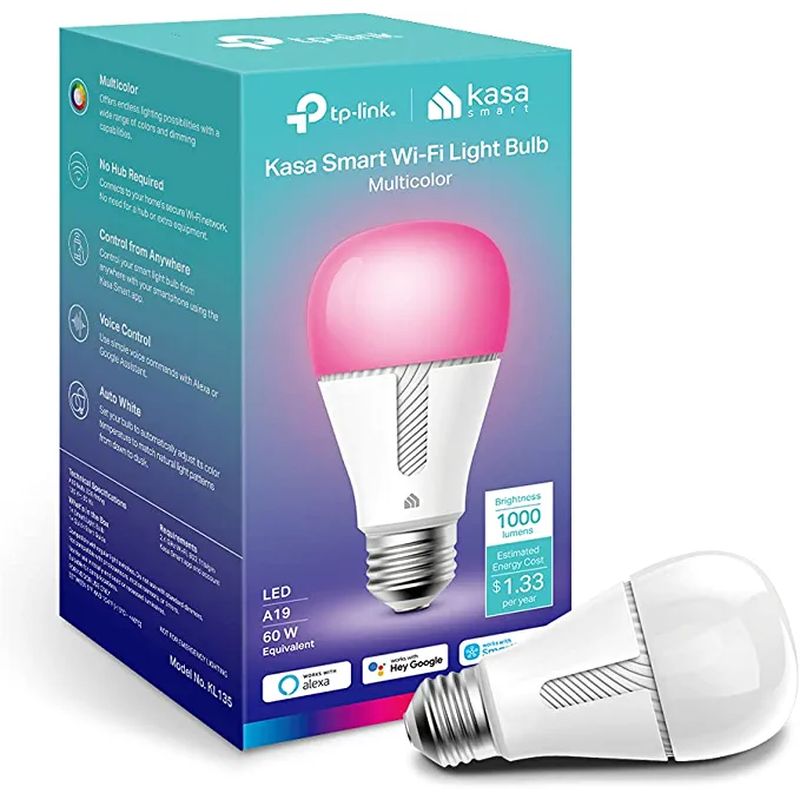 TP-Link Kasa Smart Bulb, Dimmable Color Changing Light Bulb