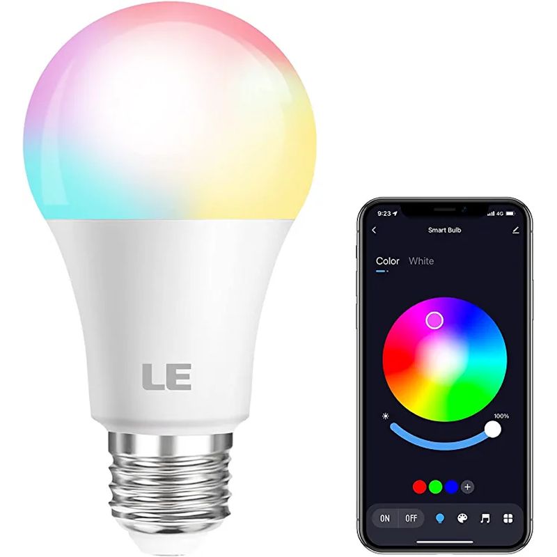 LE Color Changing Light Bulbs, Bluetooth Smart LED Bulb