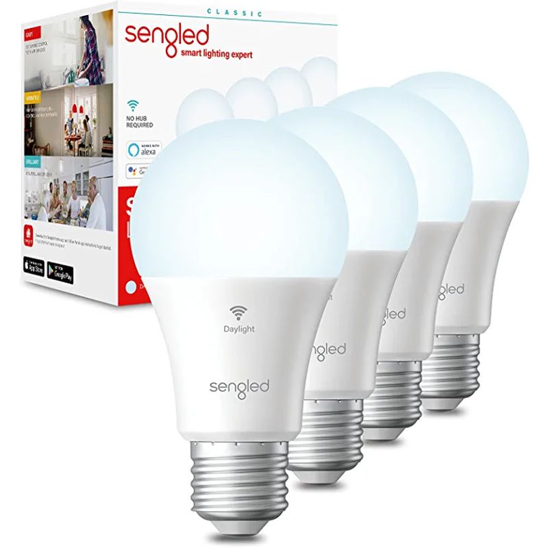 Sengled Alexa Light Bulb, WiFi Bulbs, Daylight (4 pack)