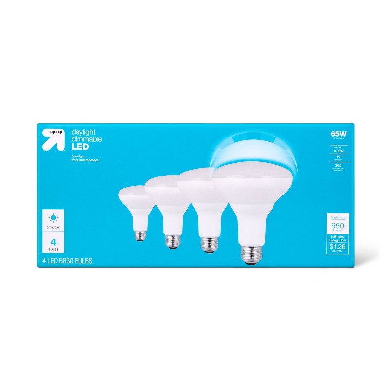 Up & Up Daylight Dimmable LED Floodlight 65W (4 pack)