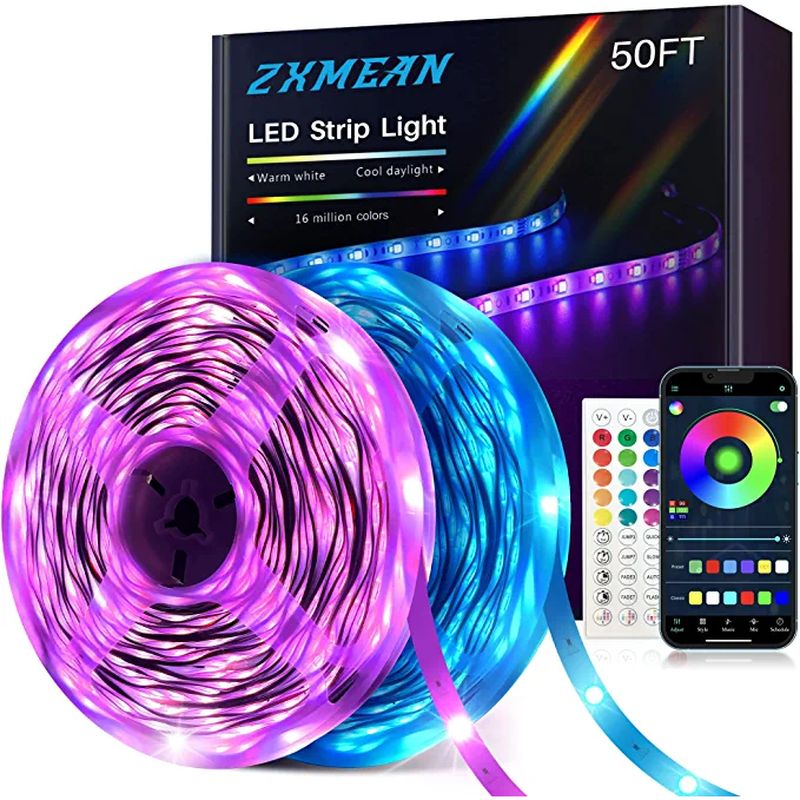 ZXMEAN 50ft LED Strip Light